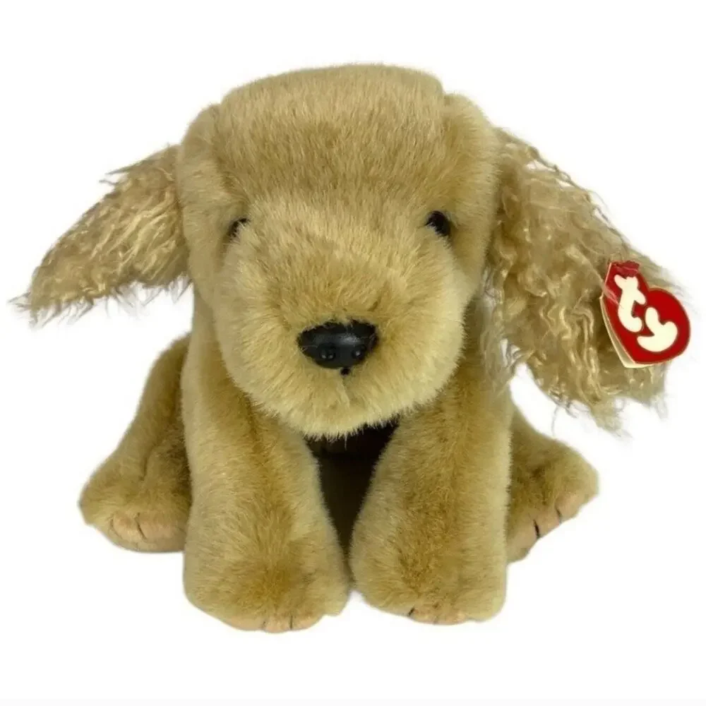Vintage Ty Classic Corky the Dog Cocker Spaniel Beanie 10